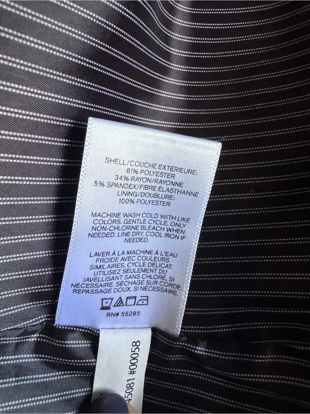 Express Black Single-Button Women's Blazer - Picture 5 of 5